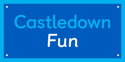 Castledown Fun Font Poster 1